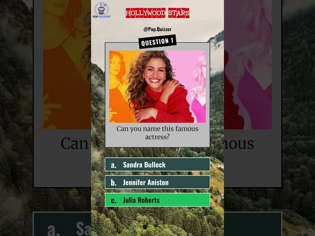 Famous Faces Quiz #quiz #popquizzer