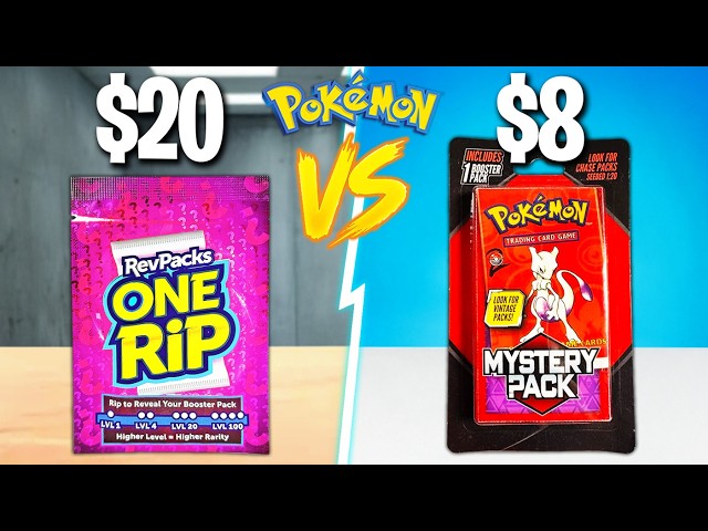 Walmart VS PokéRev OneRip Mystery Packs