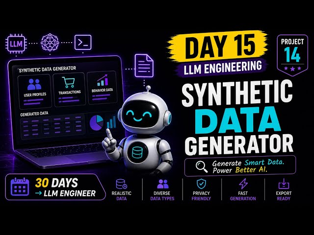 How to Make AI Synthetic DATA Generator | I Used AI to Generate Fake Data for My Projects Instantly