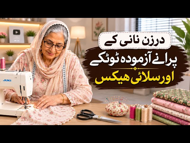 20 Old Tailors' Secret Sewing Tips | Professional Tailoring Tricks in Urdu | Sewing Hacks