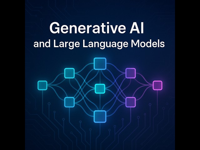 Generative AI & Large Language Models (LLMs) Explained — Transformers, Prompting, RAG, Fine-Tuning