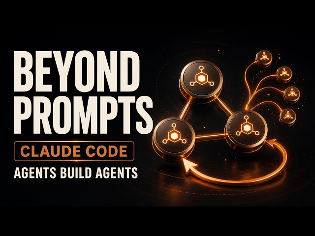 AI Agents That Build Agents | Claude Code's Creator Explains
