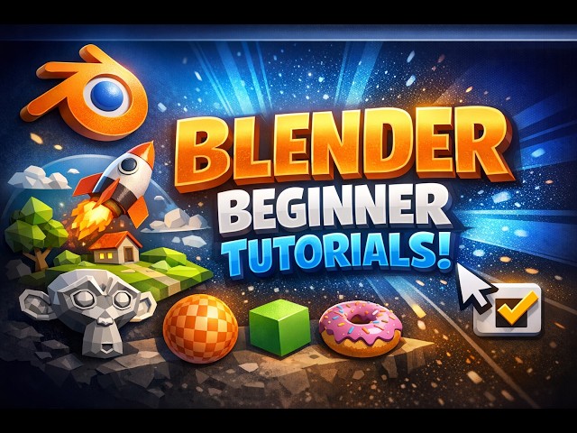 Blender beginner Tutorials (rerun)