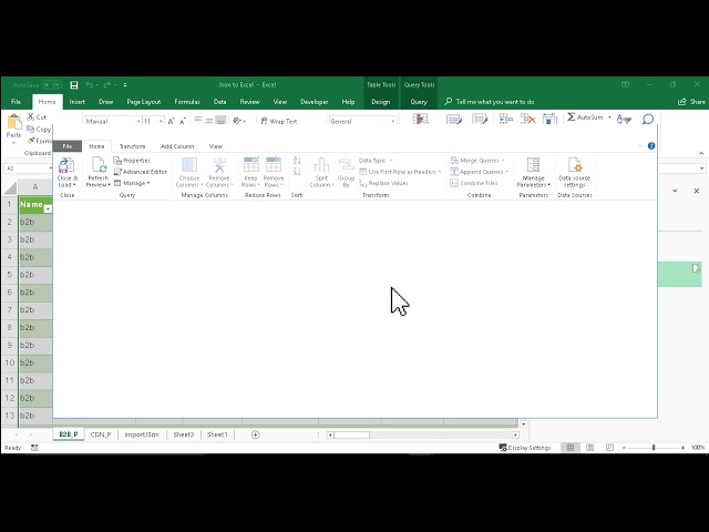 How to Convert GSTR2A Json File into Excel File for GST Audit & Reporting through Power Query.