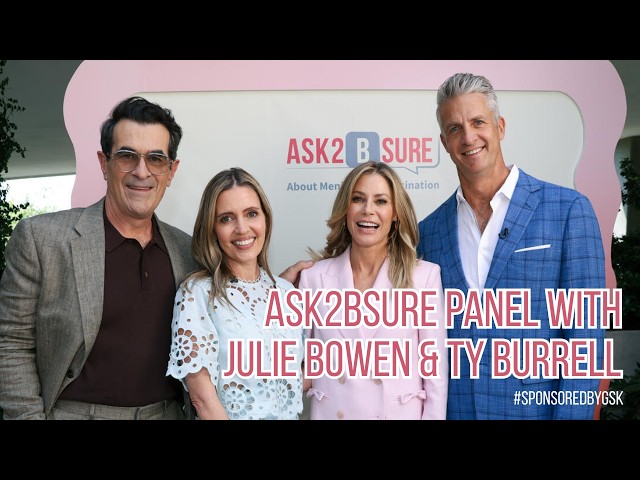 Hosting Ask2BSure Panel with Julie Bowen & Ty Burrell #SponsoredbyGSK