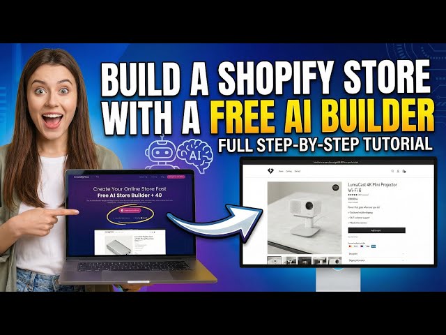 Build a Shopify Dropshipping Store with a FREE AI Store Builder (Full Step-by-Step Tutorial)