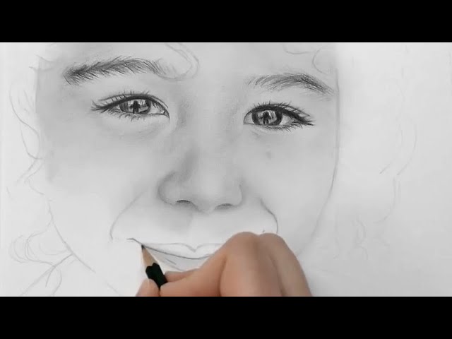 Realistic portrait drawing tutorial
