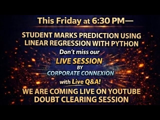 Linear Regression Explained with Student Marks Prediction | Python Machine Learning for Beginners