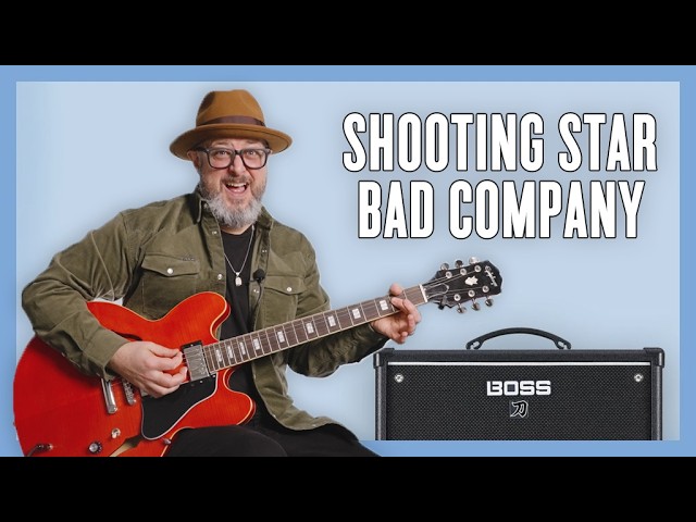 Shooting Star by Bad Company • Guitar Tutorial + Lesson