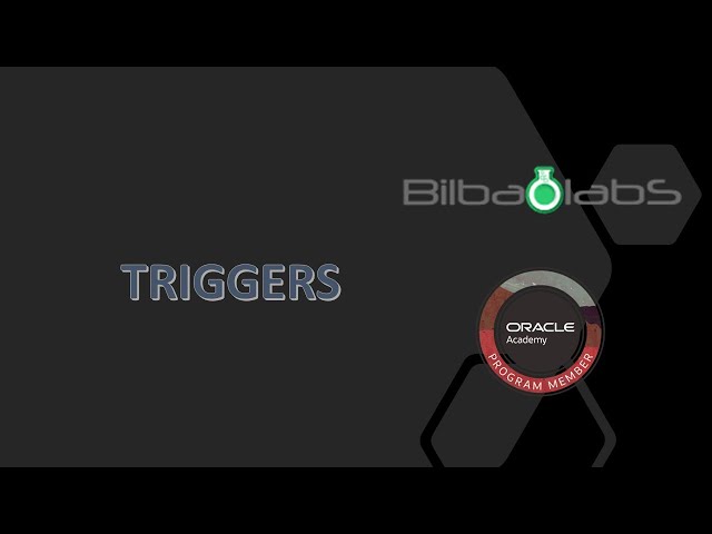 28. TRIGGERS en PL/SQL - ORACLE