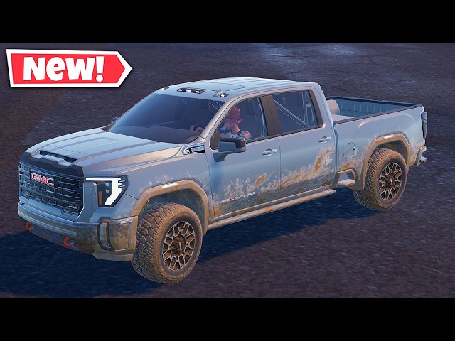 NEW GMC SIERRA 2500 AT4X Bundle Gameplay In Fortnite!
