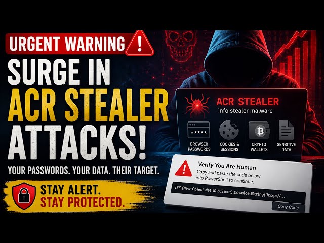 Microsoft Warns of Rising ACR Stealer Malware Attacks – Here’s What You Need to Know