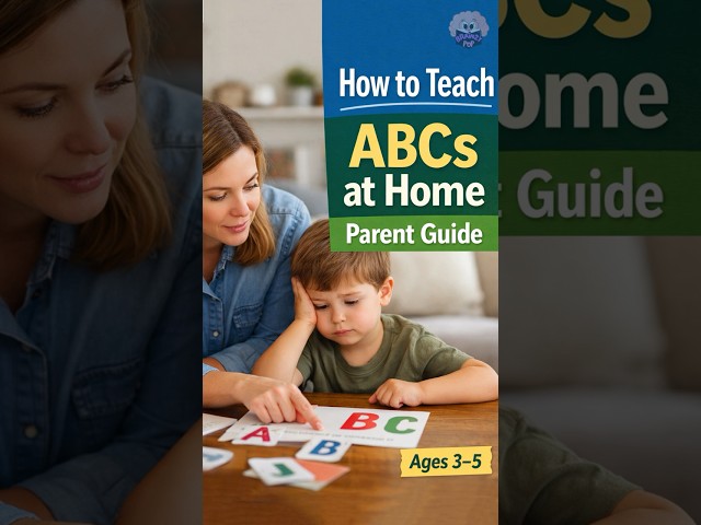 How to teach ABC for kids at home - Parent Guide #01 - #tipsforparents #englishforkids #kidschannel