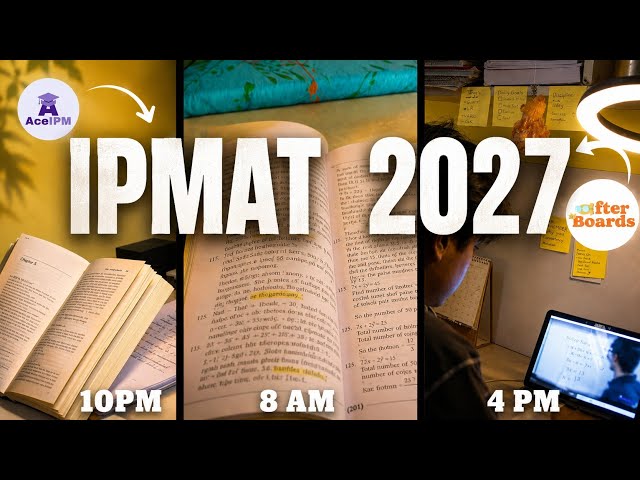 Day in the Life of an IPMAT Aspirant | Real Study Vlog (Quant, LRDI & RC)