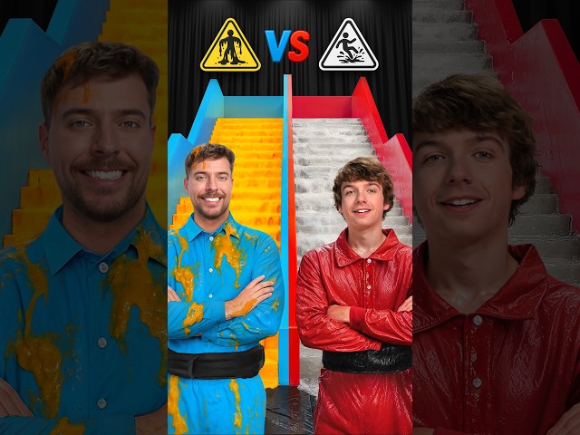 Slippery vs Sticky Stairs