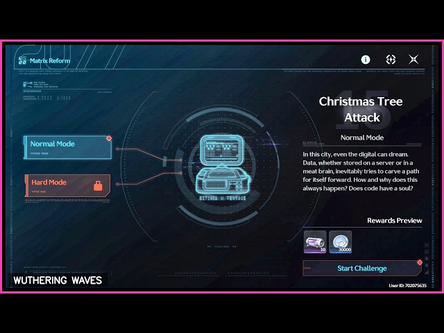 Matrix Reform | Christmas Tree Attack | Stage 08 | Wuthering Waves Event Cutscene