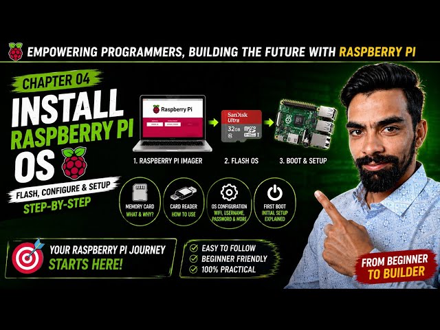 Chapter 4: Learn Raspberry Pi from Scratch: How to Install Raspberry Pi OS | How to Setup RPi