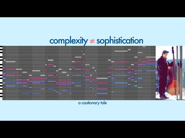 my beat went from J Dilla to Snarky Puppy - keep music simple or this can happen