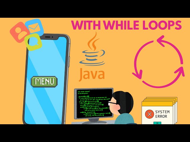 Phone Menu Concept (Java Code) With Loops, And More.