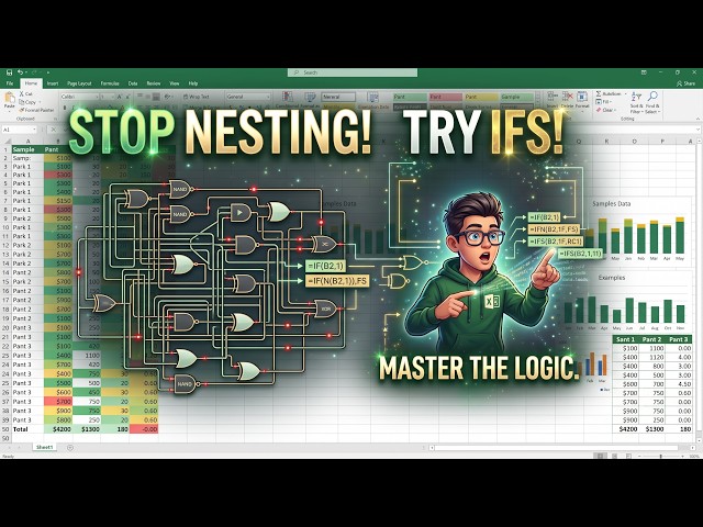 Excel IF Function: From Simple IF to Nested IF & IFS