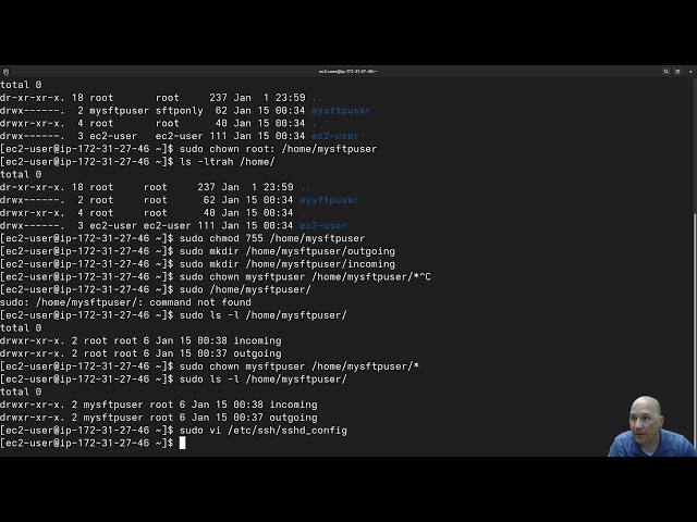2026 Linux System Administration - Creating an user that can only sftp and is in a chrooted jail
