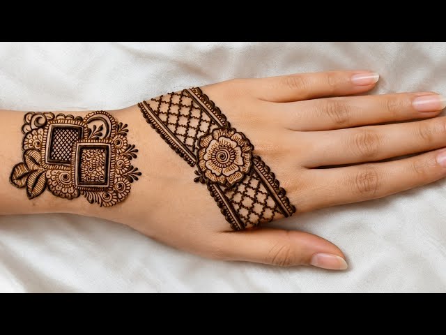 New stylish mehndi design | Easy front hand mehndi | Simple mehndi | Mehandi ka design | Mehndi