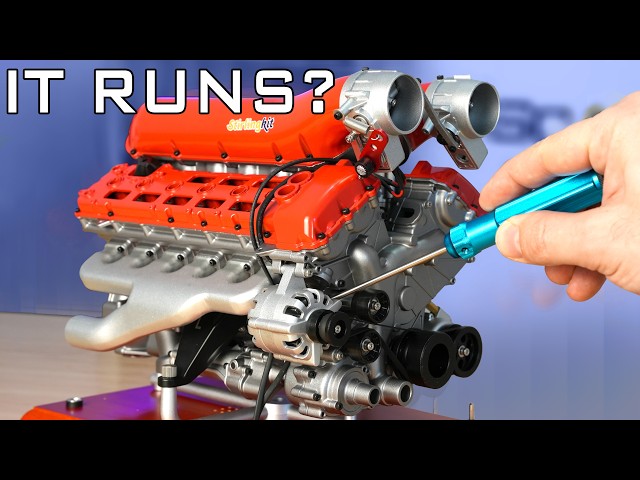 I Built a 1:4 Scale V12 Engine That Runs