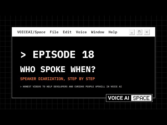 Speaker Diarization Explained: Who Spoke When?