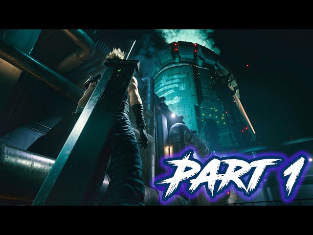 Mako Reactor 1 goes BOOOM! | Let's Play Final Fantasy VII Remake Part 1