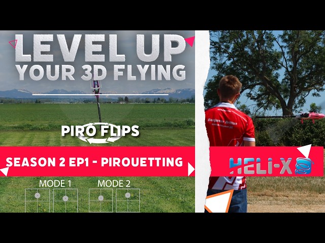 Level Up Your 3D Flying- How to do PIROFLIPS! (RC Heli Tutorial) S2-E1