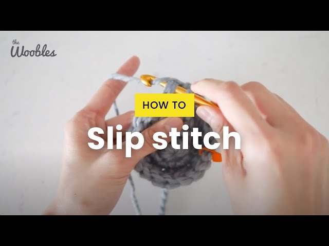 How to slip stitch (sl st) in crochet