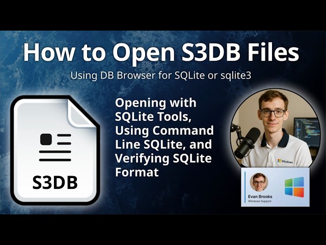 How to Open S3DB Files (Uncommon File Extension)