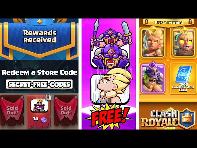 Hurry and Get the New SECRET Free Rewards! Free Emotes, Free Hero and More in Clash Royale Season!