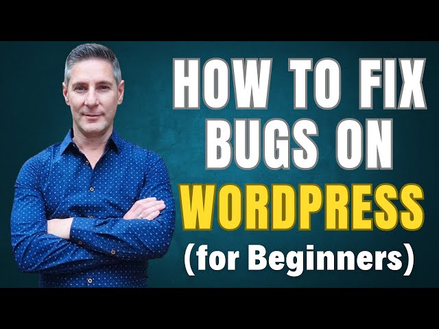 How to Fix Bugs on WordPress (Step-by-Step for Beginners)
