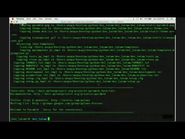 Developers Latinoamérica - (Jesús Anaya) Python Pyramid
