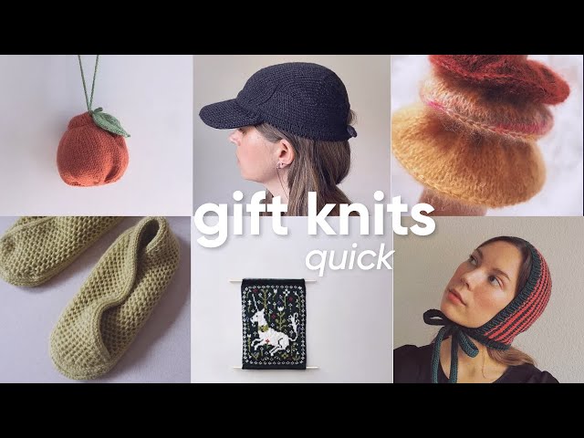 14 Quick Knit Gift Ideas ✨ Easy Scrap Yarn Projects
