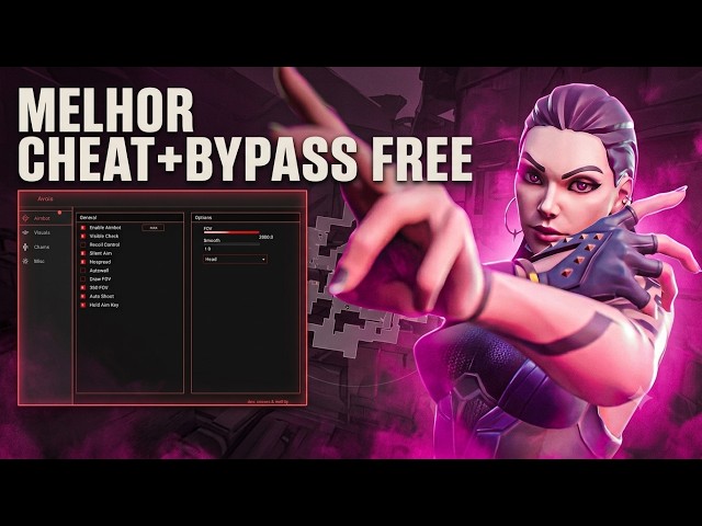 melhor cheat+bypass GRATÍS pra valorant!!