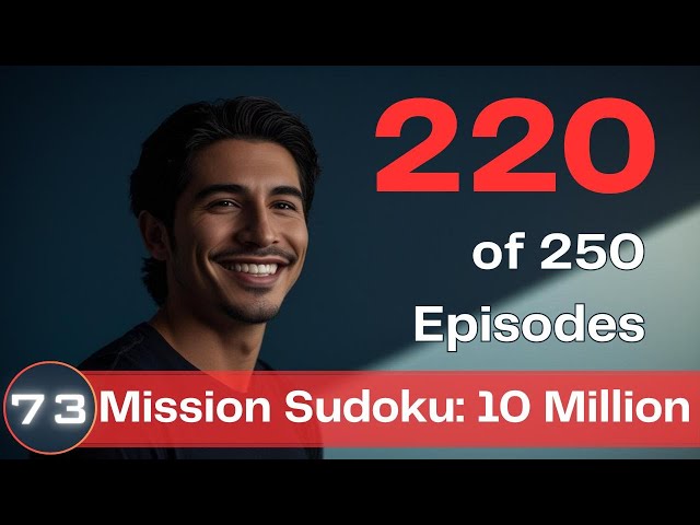 Solving 10 Million Sudoku puzzles using Python, PIL and OpenCV : Part 220