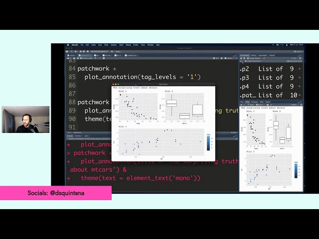 Exploring the 'patchwork' package for plot composition in #Rstats
