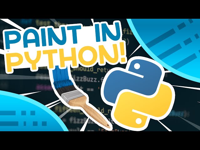 Make Paint In Python - Full Tutorial