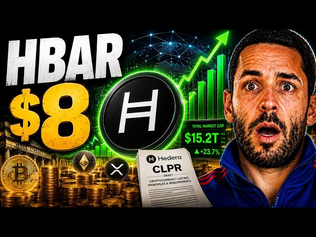 🚨 HBAR a $8: Esto es lo que Tendría que Pasar para que Hedera Llegue Ahí