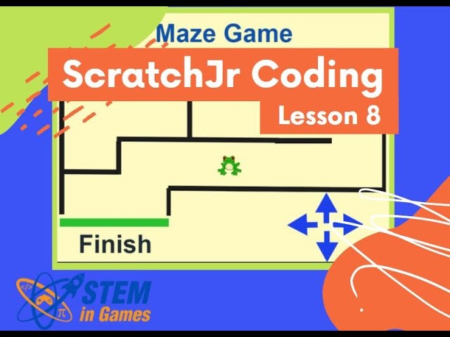 ScratchJr Coding Lesson 8 | Maze Game | How to Create a Maze Using Messages
