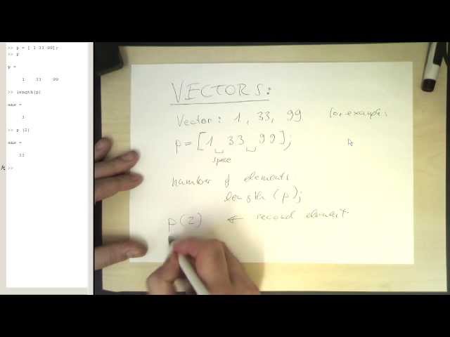 MATLAB: Vectors (#004)