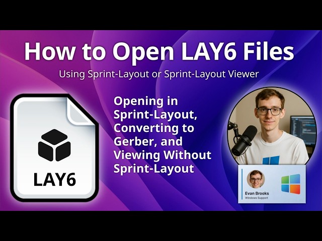 How to Open LAY6 Files (Sprint-Layout Document)