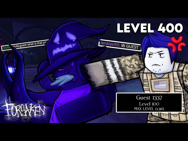 LEVEL 400 GUEST 1337 STOMPS AZURE with DRAG BLOCK in Forsaken!