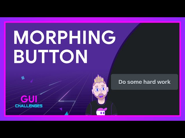 Thinking on ways to solve a MORPHING BUTTON