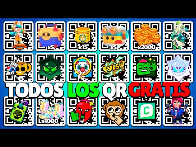 TODOS los CÓDIGOS QR GRATIS que CASI NADIE conoce en Brawl Stars 👀🔥