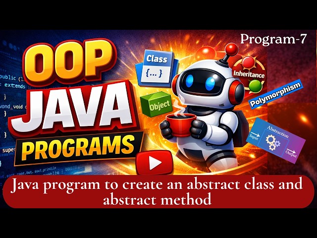 Abstract Class and Method in Java | Programs Explained| OOP| JAVA| Padho Engineering