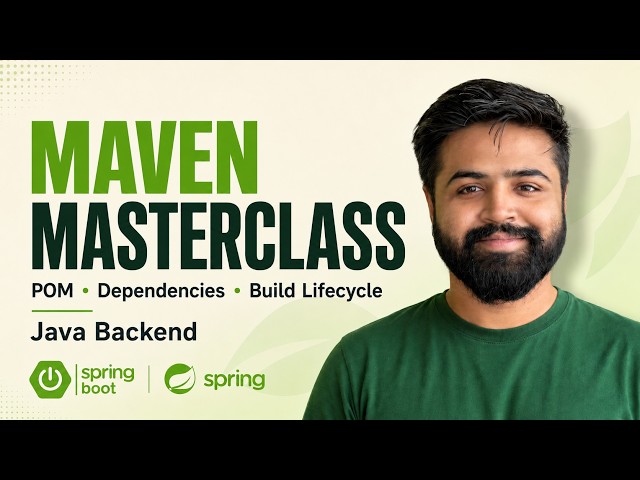 Master Apache Maven in one video | POM, Dependencies & Lifecycle | Spring Boot Full Course #3