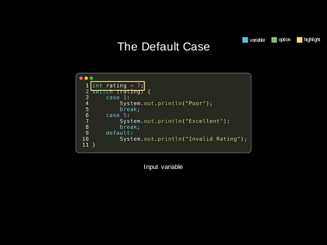 java 011 switch statement